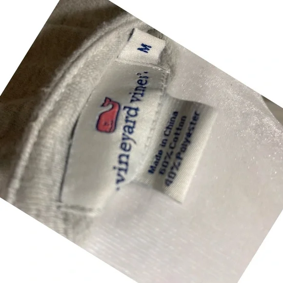 Vineyard Vines Grey & Blue Plaid Ruffle Sweatshirt - Picture 2 of 4